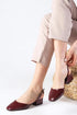 Bordo Patent Leather Heeled Shoes